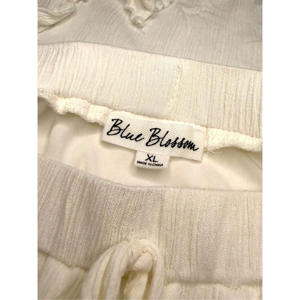 Boho Asymmetrical Maxi Skirt - Ivory - Picture 5 of 6